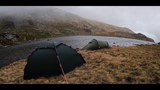 Hilleberg Soulo BL amp Fjallraven Abisko Lite 2  Ffynnon Lloer Tarn [upl. by Dyer546]