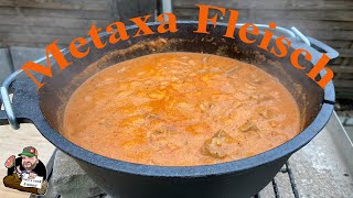 quotMetaxa Fleisch Griechischer Artquot aus dem Dutch Oven [upl. by Ani155]