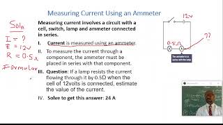 How to Measure Current Using an Ammeter [upl. by Binette501]