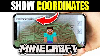 How To Show Coordinates In Minecraft Mobile  Easy Guide [upl. by Adieno]