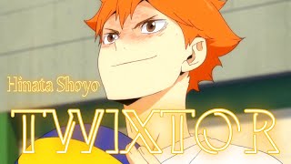 Hinata Shoyo Twixtor Clips 4k  CC Haikyuu [upl. by Acireed]