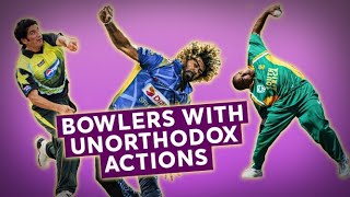 Dont try this at home  Unusual bowling actions  Bowlers Month [upl. by Esenwahs19]