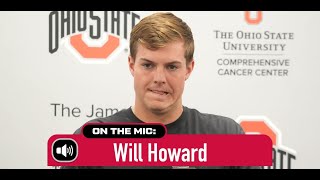 Ohio States Will Howard discusses his debut room for improvement [upl. by Asilanom]