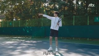 Sunbae don’t put on that Lipstick Rowoon plays tennis with older sister [upl. by Lorre]