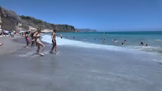 🇪🇸 Nerja Spain Beach Walk at Playa Burriana [upl. by Dimphia226]