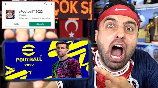 EFOOTBALL 2022 MOBİLE ÇIKTIII  PLAYSTATİON 5 DEN DAHA GÜZEL  EFSANE OYUN  PES 22 MOBİLE [upl. by Ainivad]