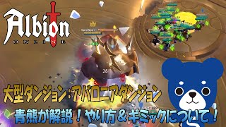 Albion Online アバロニアダンジョン10名声バフの取り方 ボスの倒し方ギミックについて [upl. by Rafe]