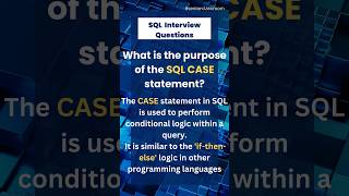 Mastering SQL CASE Statement  Short Tutorial  SQL Interview Questions sql database interview [upl. by Kihtrak]