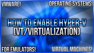 🔧How To Enable HyperV VTVirtualization✅ [upl. by Graaf480]