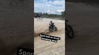 Sport trail pro on grasstrack cerucuk belitung  grasstrack belitung  grasstrack babel [upl. by Isawk764]