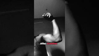 Before Creatine amp After Creatine Transformation 😎 gym viralreels shortsvideos [upl. by Inahpets792]