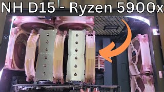 Can the NH D15 Noctua cooler handle the Ryzen 5900x [upl. by Yenhpad]