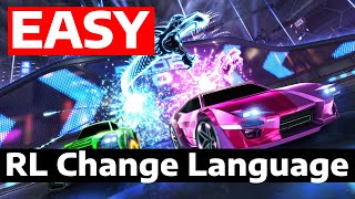 How To Change Rocket League Language Epic Games Launcher [upl. by Hose]