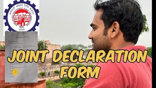 Epfo new update Joint declaration fromName correction epfo pf minivlogshorts viralvideo sort [upl. by Harrietta]