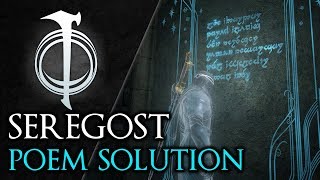 Shadow of War SEREGOST Ithildin Door Poem Solution Bright Lords Dagger [upl. by Akenehs781]