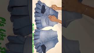 diy reuse outofwaste fashion stitching waste sewing [upl. by Kimmel]