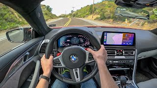 2023 BMW M8 Competition Coupe  POV Test Drive Binaural Audio [upl. by Abott]