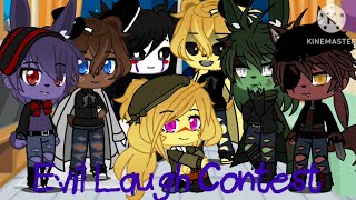 Evil Laugh Contest  Ft FNAF Characters  Gacha Club [upl. by Elodea]