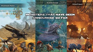 Monster Hunter Wilds All Large Monsters Revealed So Far [upl. by Wiles]