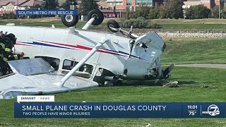 Small plane crash at Meridian Golf Club in Douglas County [upl. by Dwinnell]