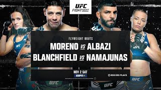 UFC Fight Night Moreno vs Albazi Prediction [upl. by Kissiah]