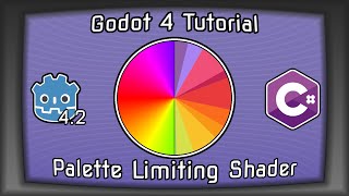 Godot 4 C Tutorial  Palette Limiting Shader  Limit Colors [upl. by Alleb917]