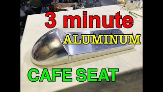 3 Minute Motorcycle Aluminum Cafe Seat Metal Shaping [upl. by Shae]