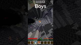 Boys vs girls in Minecraft pocket edition 😎😎💀 shorts minecraftshorts TechnoGamerzOfficial [upl. by Nawor761]