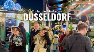 Düsseldorf Germany 4K Walking Tour  Starting of Christmas Markets November 2024 [upl. by Idona296]