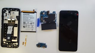 Samsung Galaxy A05s SMA057 disassembly LCD replacement [upl. by Hewe]