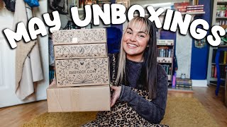 May Book Unboxing Fairyloot amp GSFF 2024 [upl. by Hamehseer527]