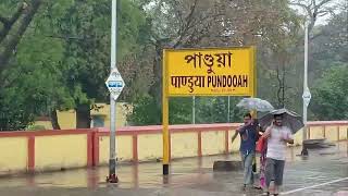 Pandua and kundan railway station Hooghly Zilla West Bengal Kolkata India [upl. by Mossberg]