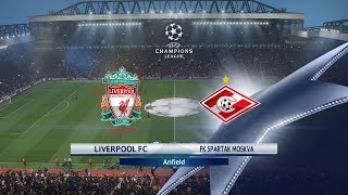 Liverpool vs Spartak Moskva ᴴᴰ 06122017  UEFA Champions League  PES 2018 [upl. by Areehs464]