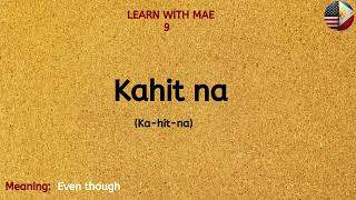 PART 59 25 MUSTKNOW Tagalog Phrases  Learn Tagalog with Mae ENGLISH  TAGALOG VOCABULARY [upl. by Marika]