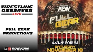 AEW Full Gear predictions  Wrestling Observer Live [upl. by Wall]