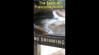 The Basin at Franconia Notch State Park NH [upl. by Kirsteni]