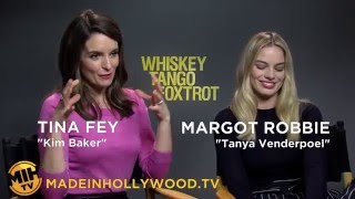 Tina Fey and Margot Robbie Interview for Whiskey Tango Foxtrot [upl. by Gombach]