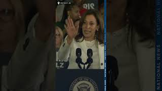 Kamala Harris handles hecklers amid campaign speech [upl. by Eniamurt]