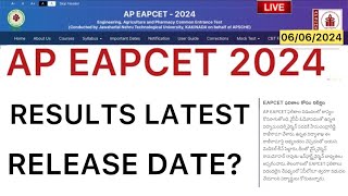 AP EAPCET 2024 RESULTS LATEST UPDATE  AP EAMCET 2024 RESULTS [upl. by Honniball]