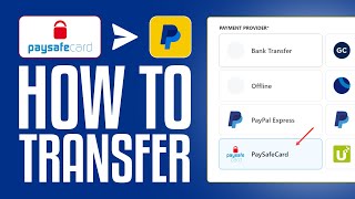 How To Transfer Paysafecard To Paypal 2024 Easy Method [upl. by Ladd]