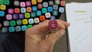 Colores Marcadores Plumones Aurora Touch Punta de Pincel Dual Brunch  Unboxing Review Shopee [upl. by Leirrad]