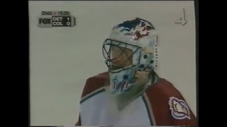 Colorado Avalanche vs Detroit Red Wings NHL 199899 [upl. by Eitnom461]