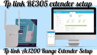 How to Set up TPLink Range Extenders RE305  TP Link RE305 AC1200 WiFi Range Extender Setup Mobile [upl. by Alikam]