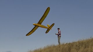 Keil Kraft Chief RC conversion Maiden Flight [upl. by Siraval]