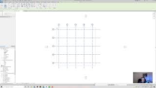 PLACING COLUMN GRIDS AND COLUMNS IN REVIT [upl. by Aicila202]