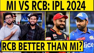 🔴MI VS RCB IPL 2024 ROHIT VS VIRAT IPL KIS TEAM MEIN HAI DUM  IPL SPECIAL ipl2024 mivsrcb [upl. by Fannie]