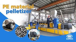 PP Materials Granulator Machine Double Stage Water Ring Waste Plastic Recycling Pelletizing Machine [upl. by Zina]