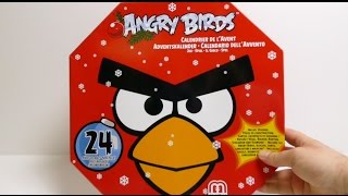 NEW Angry Bird Advent Calendar Christmas 2015 [upl. by Elston]