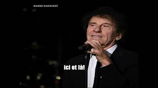 Karaoké Alain Souchon  Ici et là 2019 [upl. by Anaizit802]