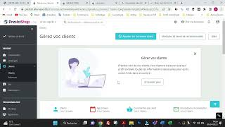 BTS NDRCPRESTASHOP  CREER ET GERER UN CLIENT [upl. by Ainegul395]